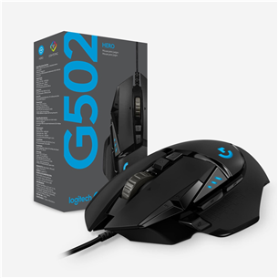 Pelė Logitech G502 Hero, Laidinė, Prekė - 910-005471