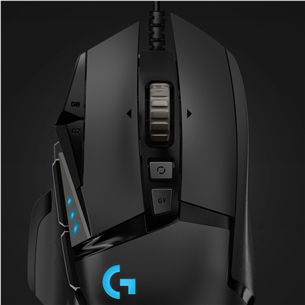 Pelė Logitech G502 Hero, Laidinė, Prekė - 910-005471