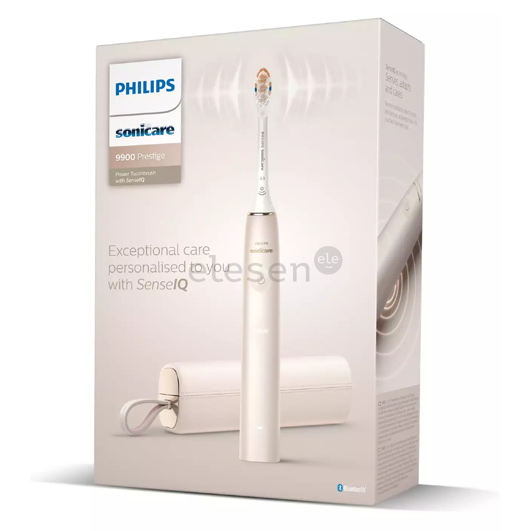 Philips Sonicare 9900 Prestige SenseIQ, travel case, gold - Electric toothbrush