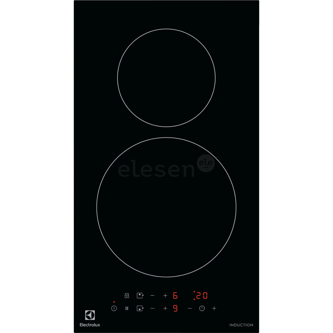Electrolux, width 29 cm, frameless, black - Built-in Induction Hob