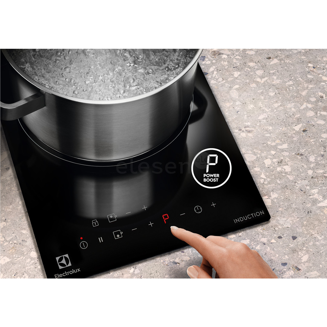 Electrolux, width 29 cm, frameless, black - Built-in Induction Hob
