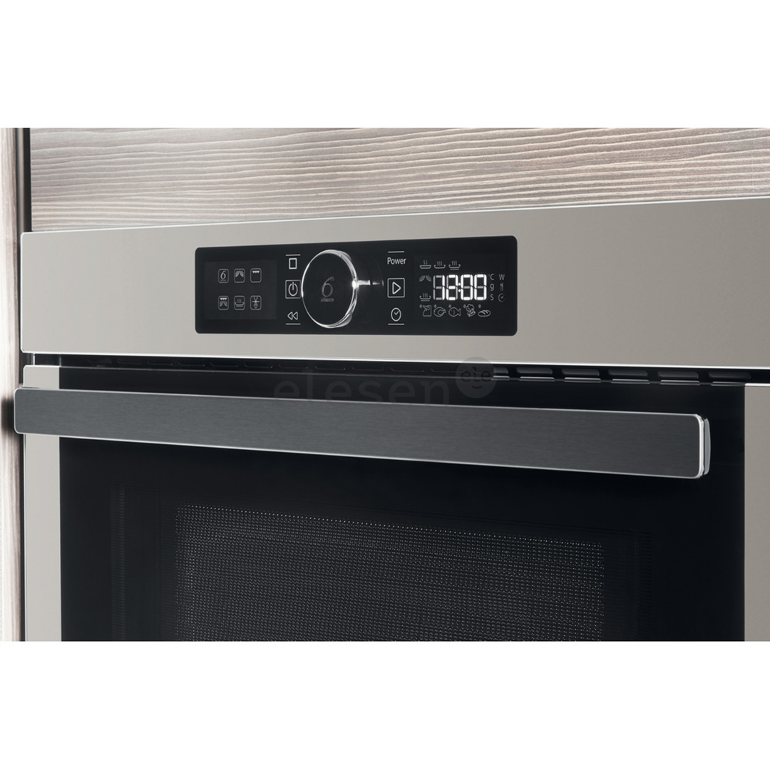 Whirlpool, 31 л, 1000 Вт, серебристый - Интегрируемая микроволновая печь