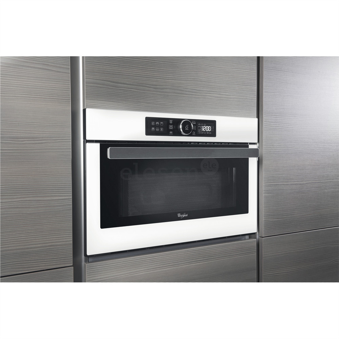 Whirlpool, 31 L, 1000 W, white - Built-in Microwave Oven with Grill Item - AMW730/WH