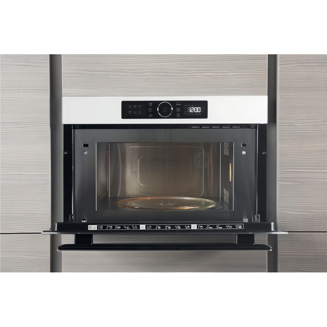 Whirlpool, 31 L, 1000 W, white - Built-in Microwave Oven with Grill Item - AMW730/WH