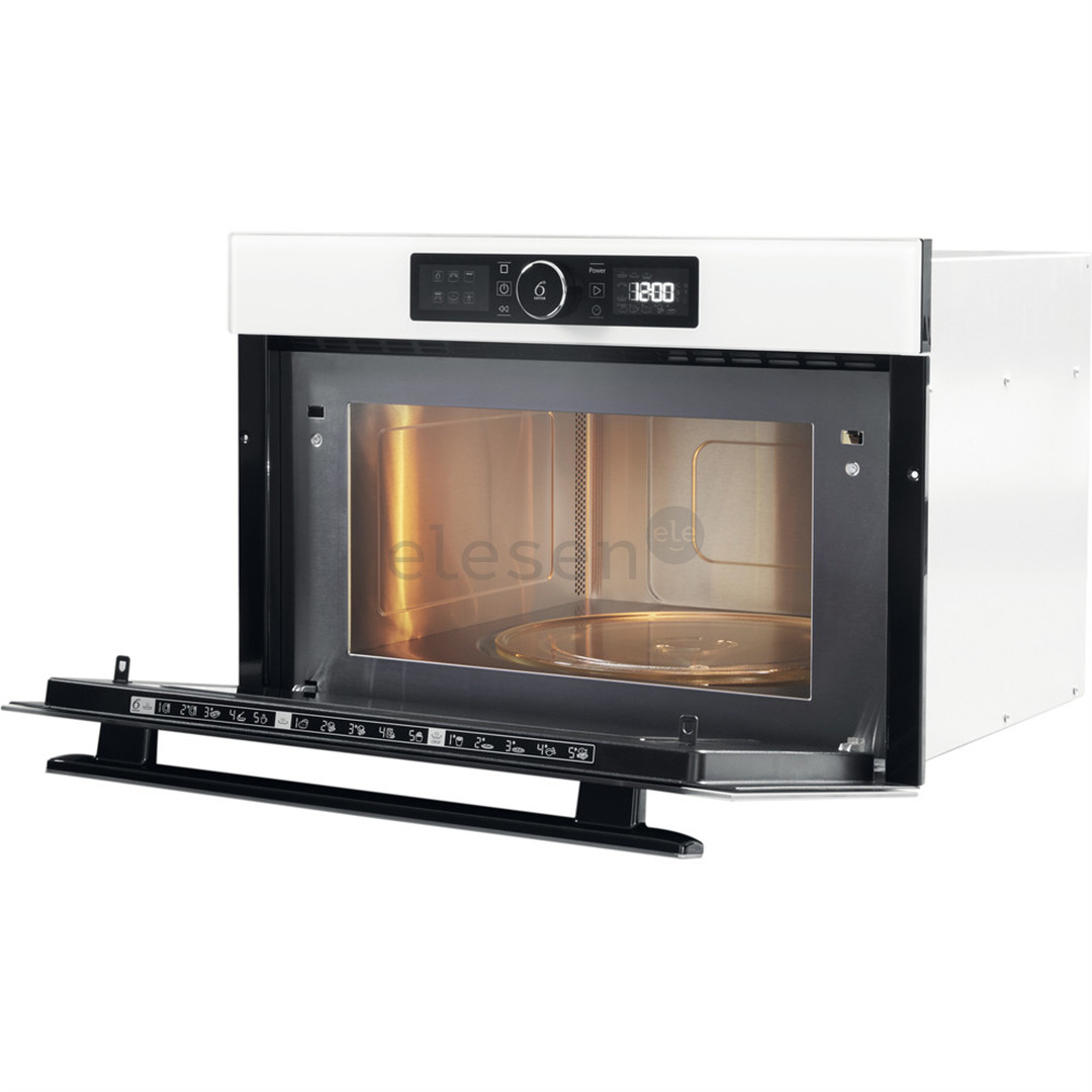 Whirlpool, 31 L, 1000 W, white - Built-in Microwave Oven with Grill Item - AMW730/WH