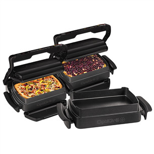 Tefal OptiGrill+ + Snacking & Baking, 2000 W, black - Table grill Item - GC714834