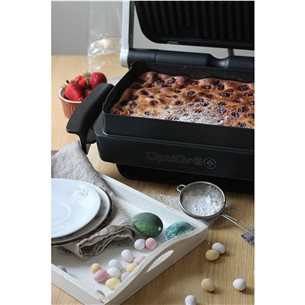 Tefal OptiGrill+ + Snacking & Baking, 2000 W, black - Table grill Item - GC714834