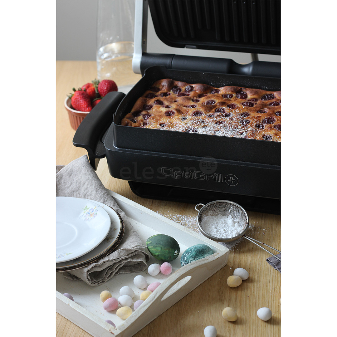 Tefal OptiGrill+ + Snacking & Baking, 2000 W, black - Table grill Item - GC714834