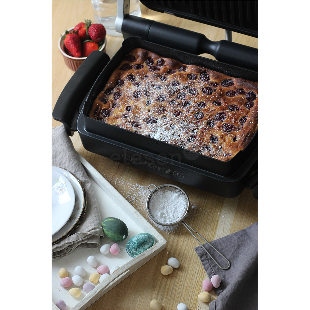 Tefal OptiGrill+ + Snacking & Baking, 2000 W, black - Table grill Item - GC714834