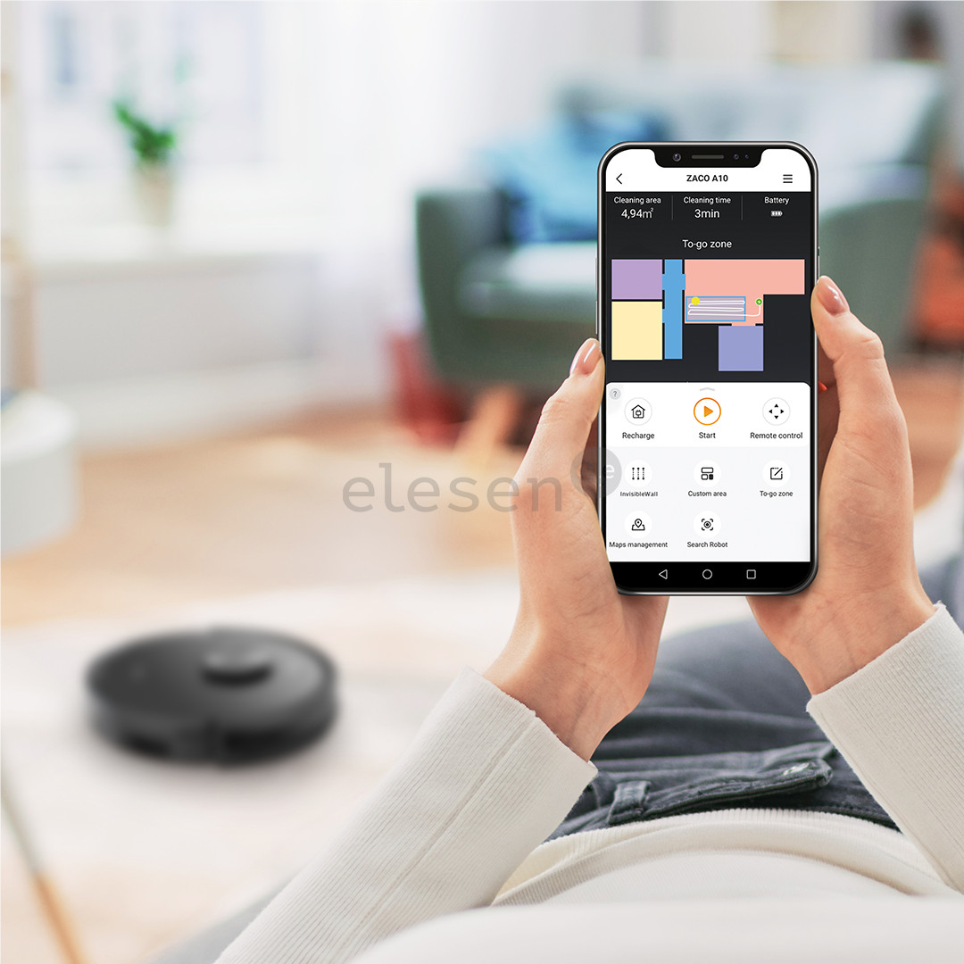 Zaco A10 Wet & Dry, серый - Моющий робот-пылесос