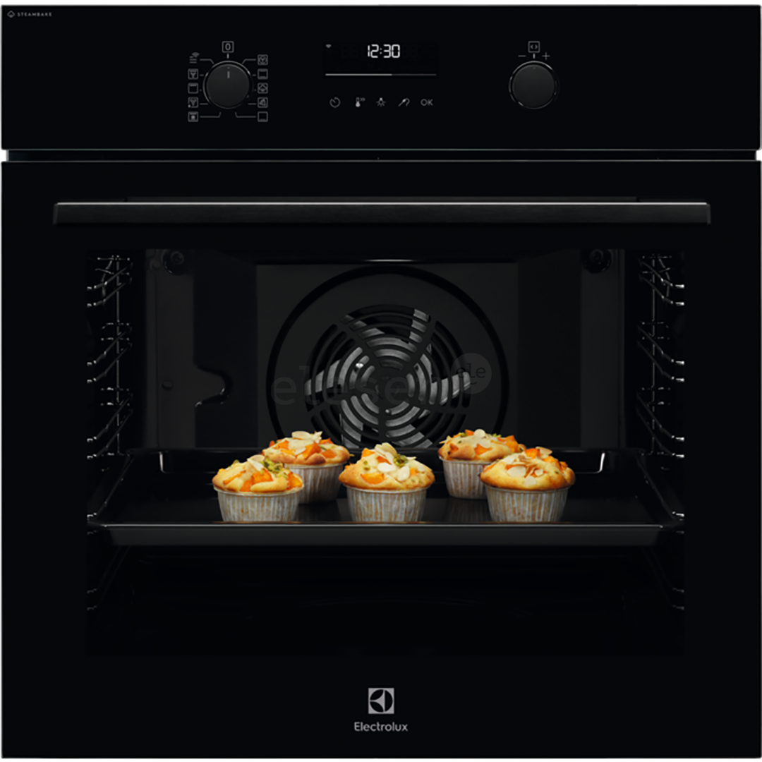 Electrolux, 72 л, пиролитическая очистка, черный - Интегрируемый духовой шкаф Товар - EOD6P77WZ