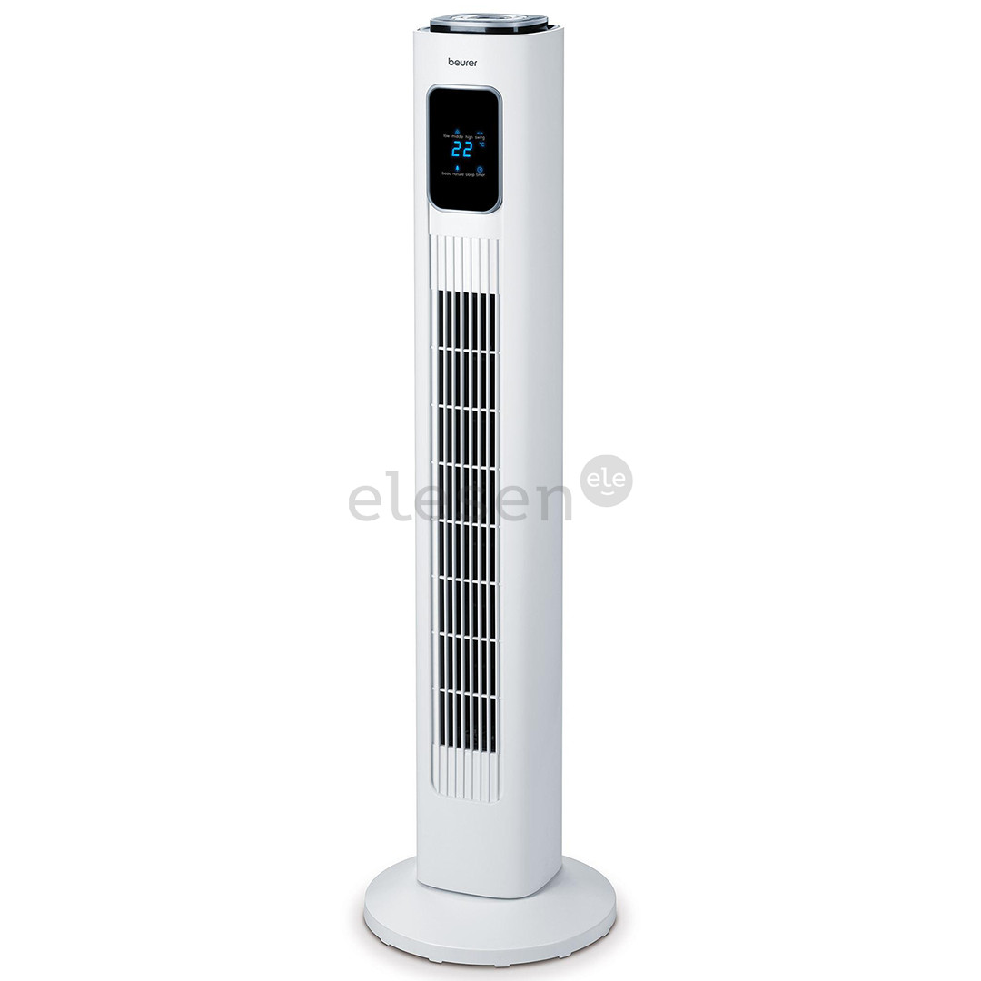 Beurer, 50 W, white/black - Tower fan