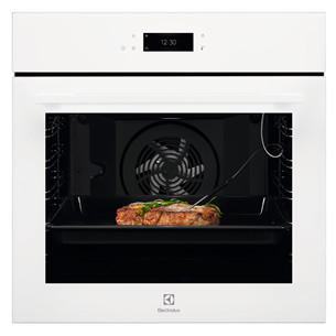 Electrolux, 72 L, pyrolytic cleaning, black/white - Built-in oven Item - EOE8P39WV EOE8P39WV