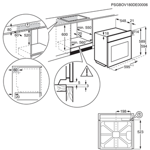 Orkaitė Electrolux Prekė - EOE8P39WV