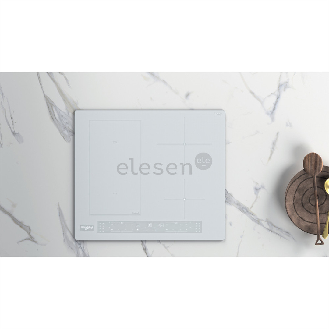 Whirlpool, plotis 59 cm, berėmė, balta - Įmontuojama indukcinė kaitlentė
