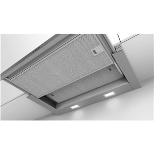 Bosch, 405 m³/h, width 59.8 cm, silver - Built-in Cooker Hood