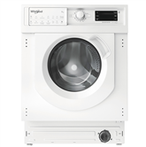 Įmontuojama skalbimo mašina - džiovyklė Whirlpool BIWDWG751482EUN