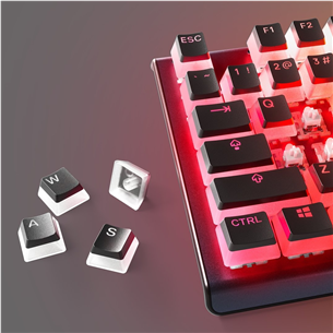 SteelSeries PrismCAPS, US, black - Keycaps Item - 60200