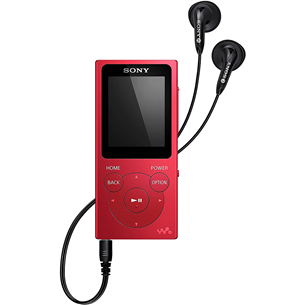 MP3 grotuvas Sony Walkman, 8 GB, Raudonas Prekė - NWE394LR.CEW