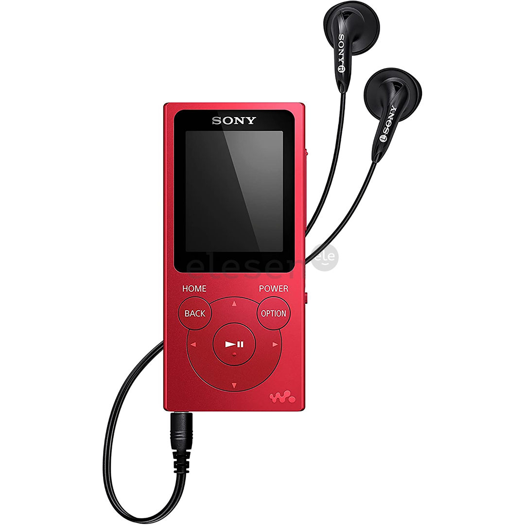 MP3 grotuvas Sony Walkman, 8 GB, Raudonas Prekė - NWE394LR.CEW