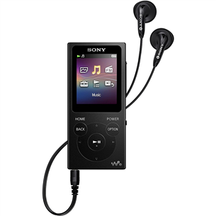 MP3 grotuvas Sony Walkman, 8 GB, Juodas Prekė - NWE394LB.CEW