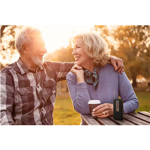 Philips TAR1506, juodas - Nešiojamasis radijas