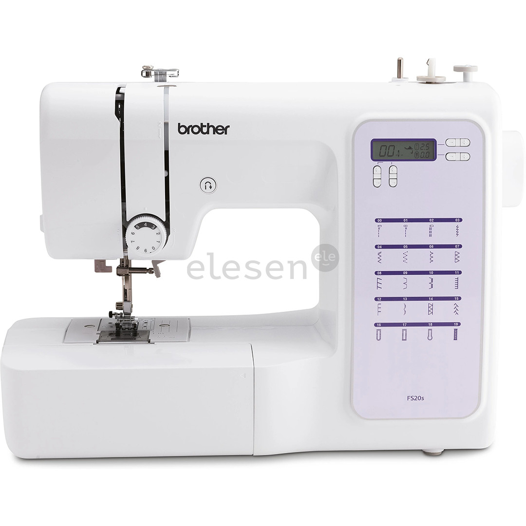 Brother, white/purple - Sewing machine