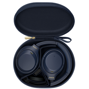 Sony WH-1000XM4, синий - Полноразмерные беспроводные наушники Товар - WH1000XM4/LM
