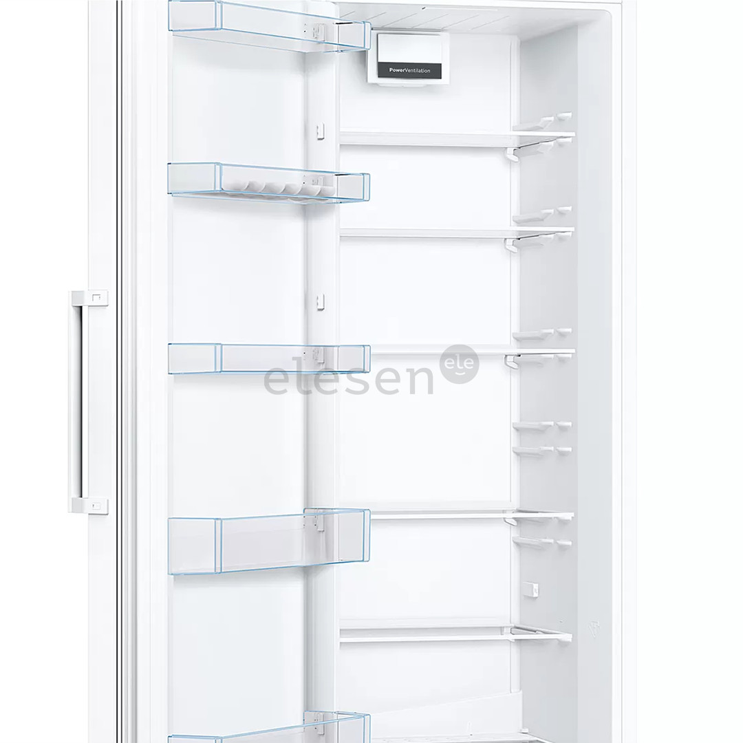 Bosch Serie 2, 346 L, aukštis 186 cm, baltas - Šaldytuvas