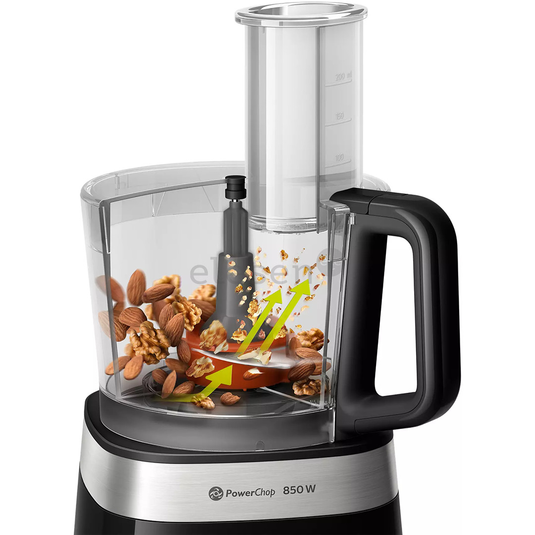 Philips Viva Collection, 1.5 L/1 L, 850 W, black - Food processor Item - HR7530