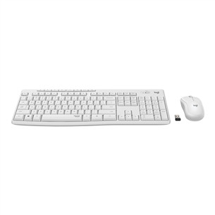 Logitech Slim Combo MK295, US, balta - Klaviatūra ir pelė