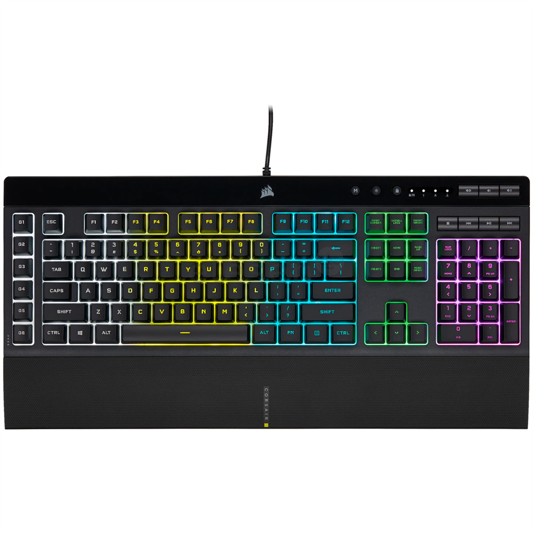 Klaviatūra Corsair K55 PRO, ENG, black