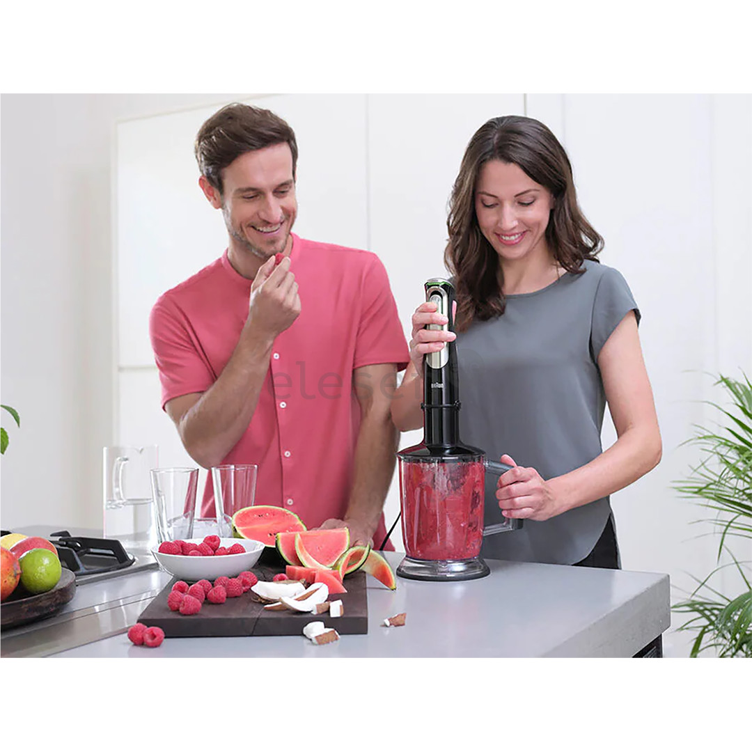 Braun Multiquick 9, 1200 Вт, черный/нерж. сталь - Погружной блендер