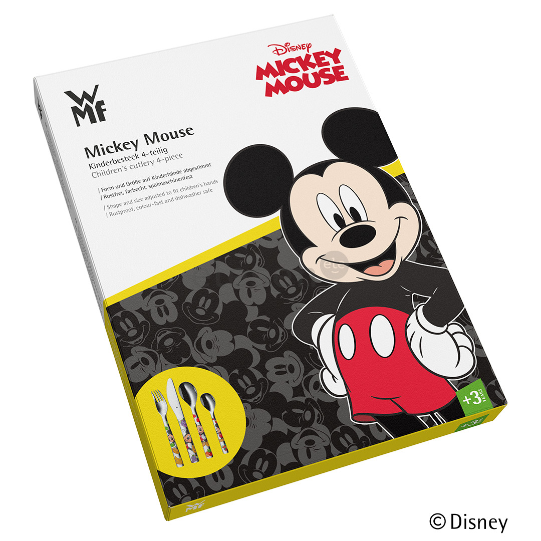 WMF Mickey Mouse, 4 dalių - Stalo įrankių komplektas
