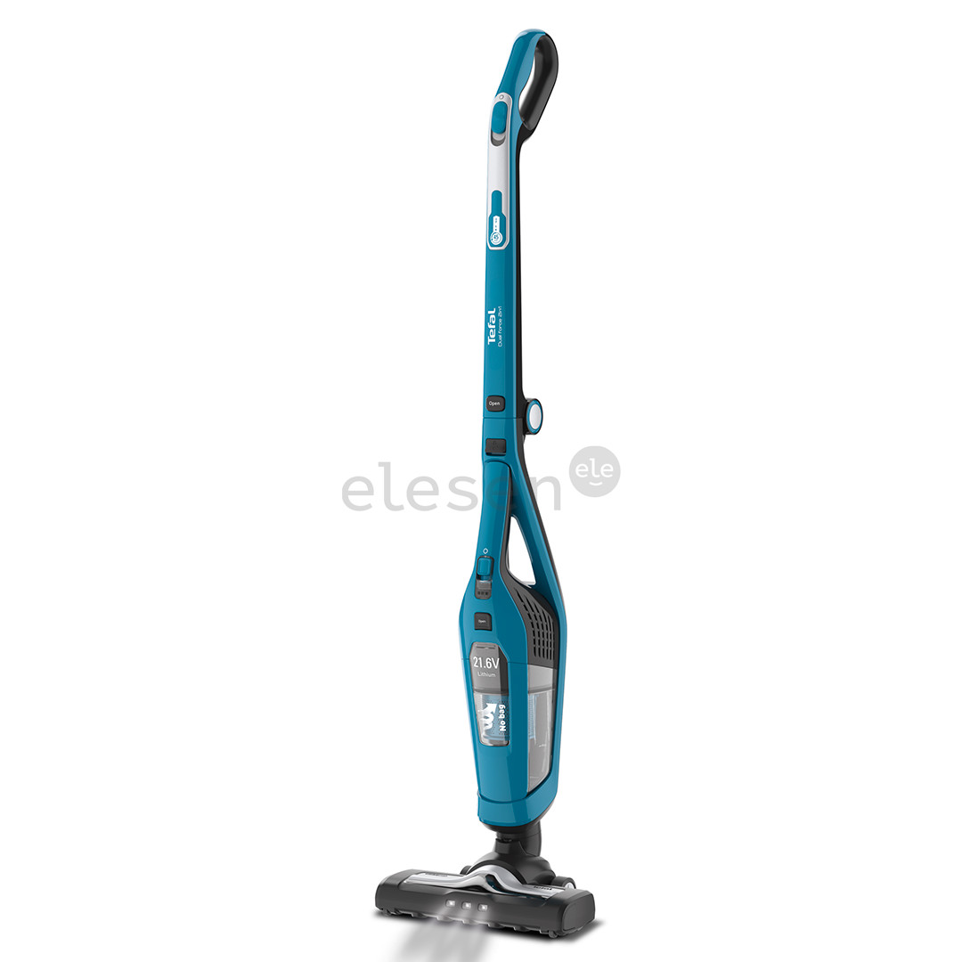 Tefal Dual Force 2in1, mėlynas - Dulkių siurblys
