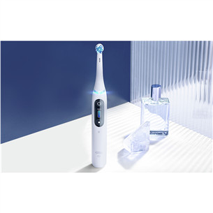 Braun Oral-B iO 7, kelioninis dėklas, baltas - Elektrinis dantų šepetėlis