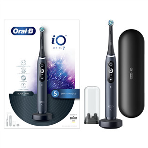 Braun Oral-B iO 7, travel case, black/grey - Electric toothbrush IO7BLACK