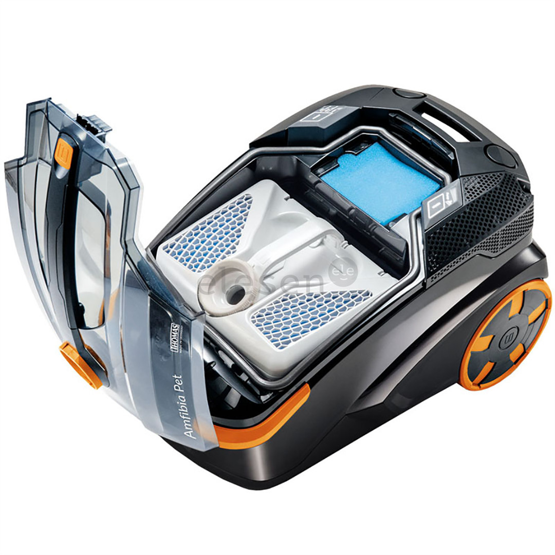 Thomas Drybox Amfibia Pet, black/orange - Washing vacuum cleaner