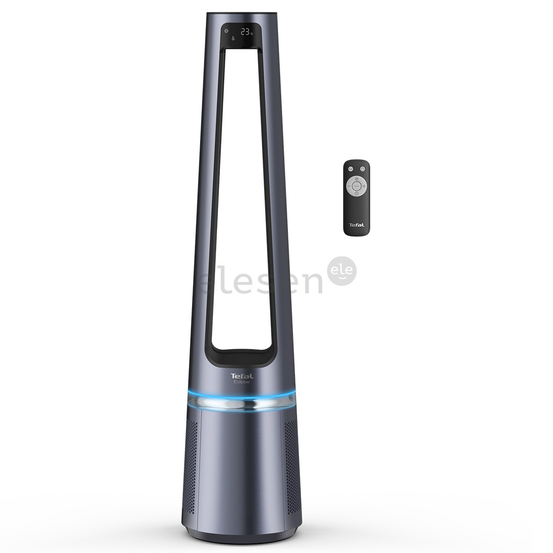 Tefal Eclipse 2in1, 120 m³/h, grey - Air purifier and fan