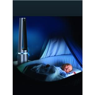 Tefal Eclipse 2in1, 120 m³/h, grey - Air purifier and fan