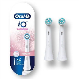 Dantų šepetėlių antgaliai Braun Oral-B iO Gentle Care, 2 vnt Prekė - IO2WHITE IO2WHITE