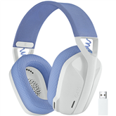 Ausinės Logitech G435 LIGHTSPEED, Belaidės, Baltos