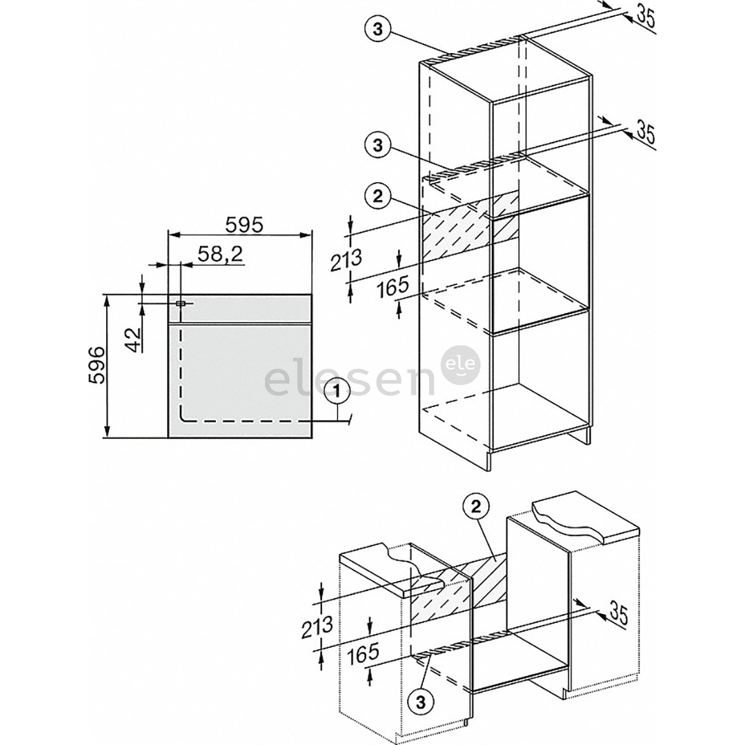 Orkaitė Miele H7560BP