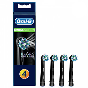Dantų šepetėlių antgaliai Braun Oral-B Cross Action 4 vnt.  Prekė-EB50-4BLACK EB50-4BLACK