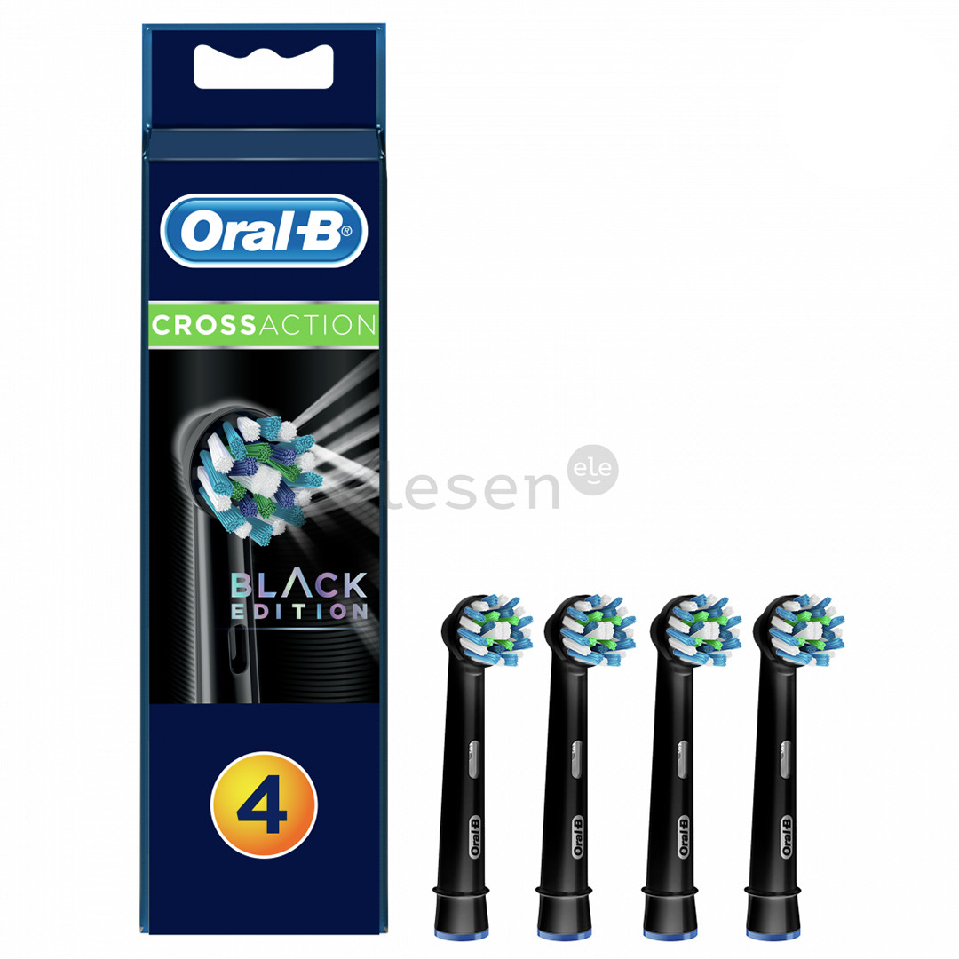 Braun Oral-B Cross Action, 4 pieces, black - Spare brushes