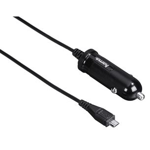Automobilinis įkroviklis Hama 2.4A Micro USB, Juodas Prekė - 00093779 00093779