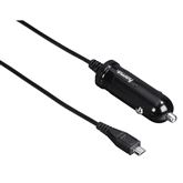 Automobilinis įkroviklis Hama 2.4A Micro USB, Juodas Prekė - 00093779