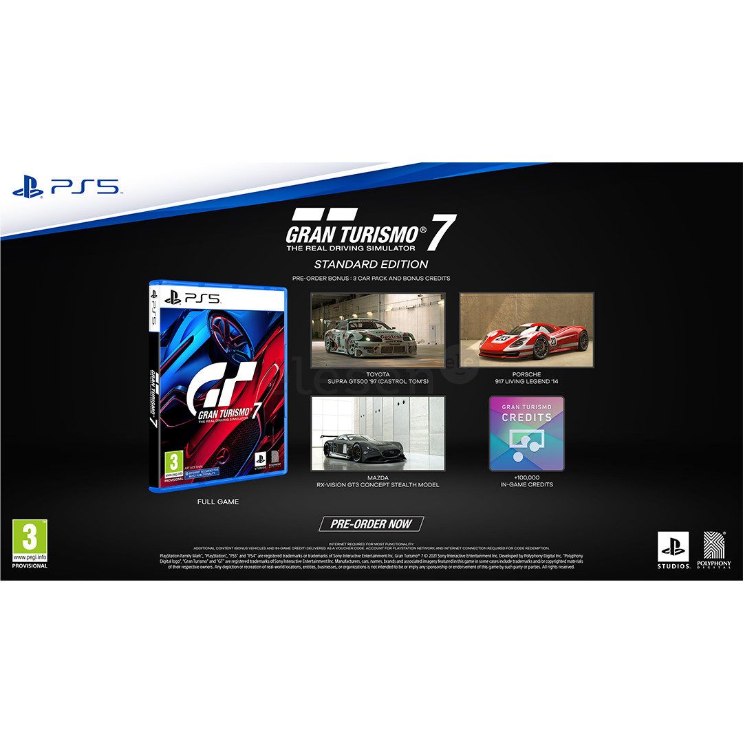 Žaidimas PS5 Gran Turismo 7 Prekė - 711719765899