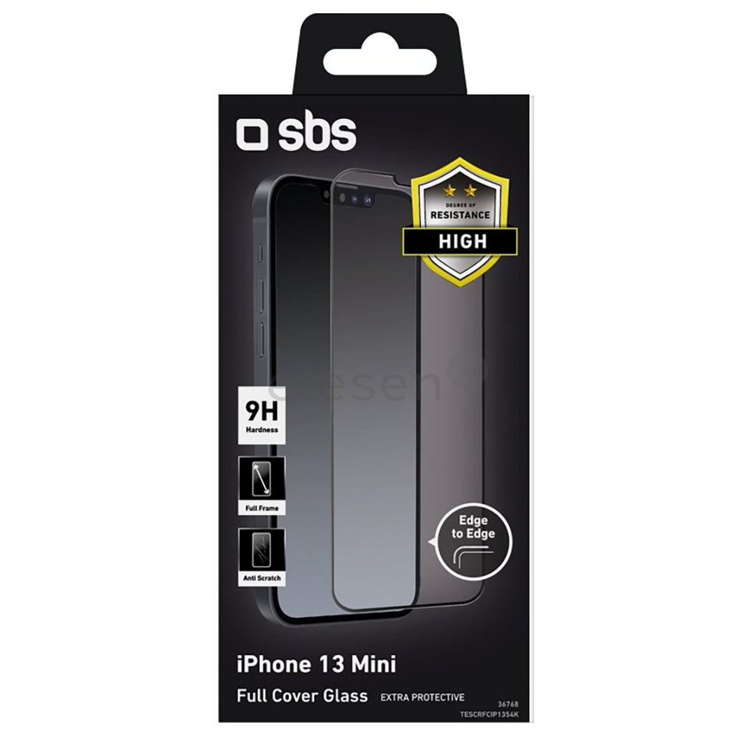 Защитное стекло SBS Full Cover для iPhone 13 mini