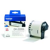 Etiketės spausdintuvams Brother DK22205, 6,2cmx30,48m